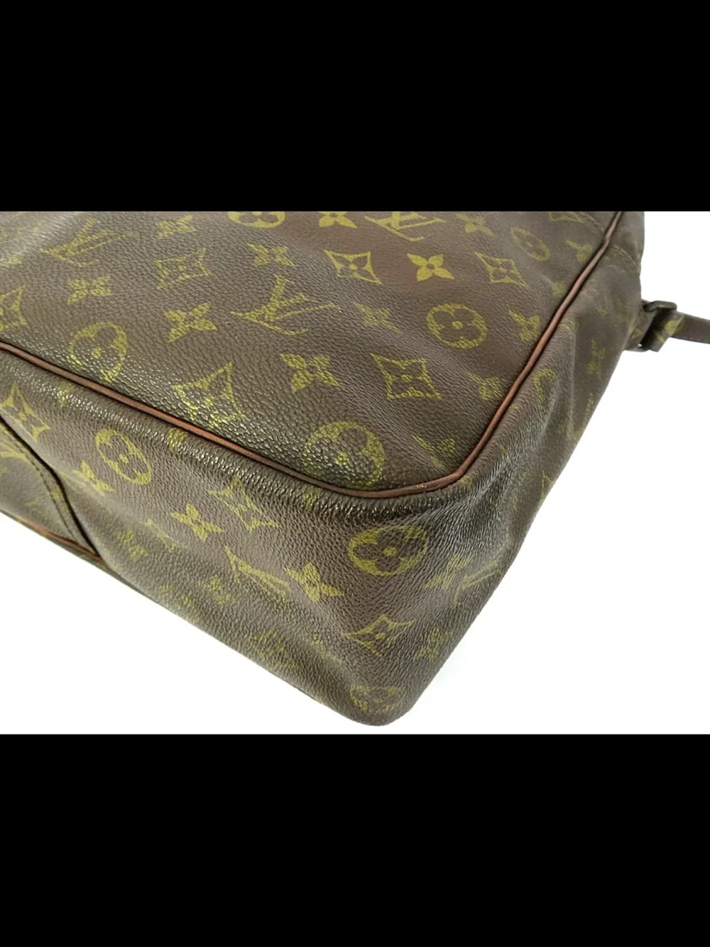 Louis Vuitton Monogram Canvas Messenger Bag in Brown and Gold